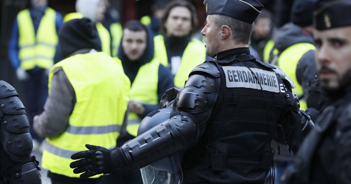 Κίτρινα Γιλέκα,διαδηλώσεις, Παρίσι
